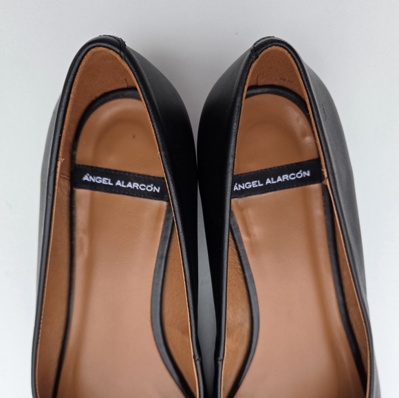 Angel Alarcon Anthropologie Macy Flat In Black Size 41 10 10.5 - Picture 7 of 13